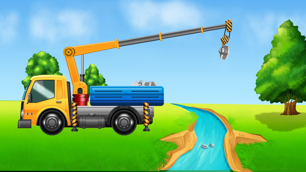 Construction Kids Build House - Gameplay image of android game