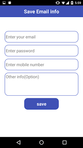 Password Saver - عکس برنامه موبایلی اندروید