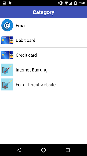 Password Saver - عکس برنامه موبایلی اندروید