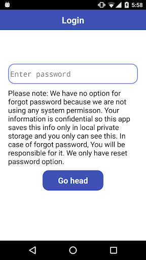 Password Saver - Image screenshot of android app