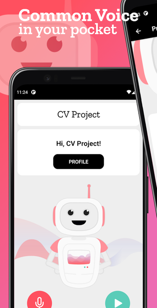 Donate your voice: CV Project - عکس برنامه موبایلی اندروید