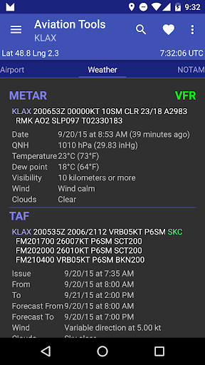 Aviation Tools - عکس برنامه موبایلی اندروید