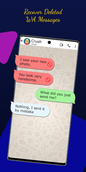 Deleted Messages Recovery - عکس برنامه موبایلی اندروید