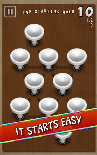 Triangular Peg Solitaire - Gameplay image of android game