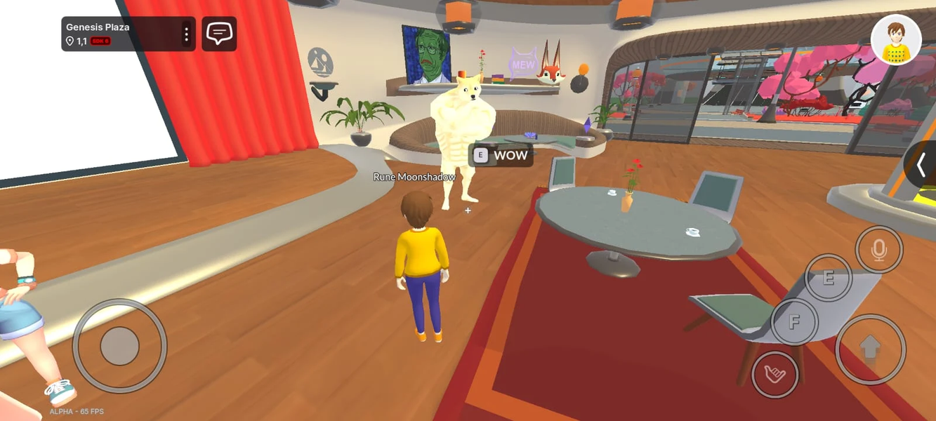 Decentraland - Gameplay image of android game