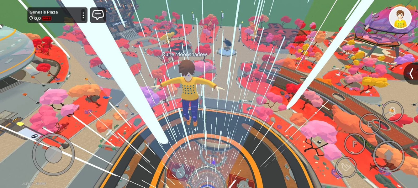 Decentraland - Gameplay image of android game