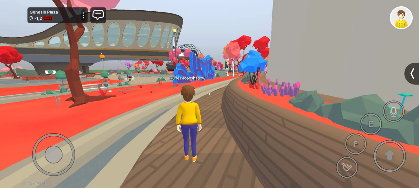 Decentraland - Gameplay image of android game