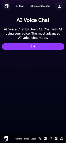 DeepAI - عکس برنامه موبایلی اندروید