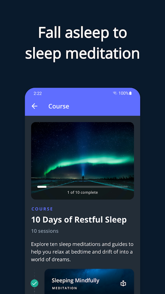 Deep Meditate: Relax & Sleep - عکس برنامه موبایلی اندروید