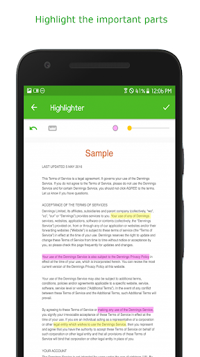 Highlighter - عکس برنامه موبایلی اندروید