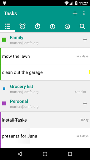 OpenTasks - Image screenshot of android app