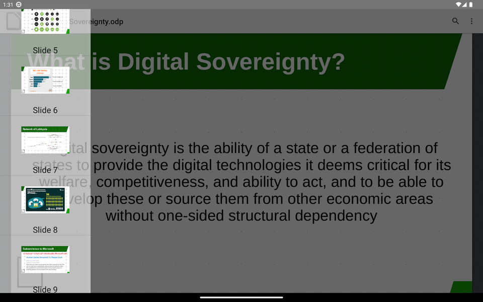 LibreOffice Viewer - عکس برنامه موبایلی اندروید
