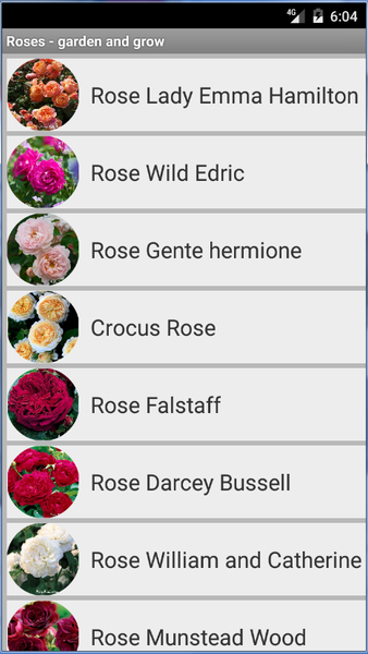Roses - garden and grow - Image screenshot of android app