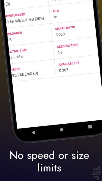 دانلود منیجر تورنت - Image screenshot of android app