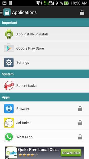 Smart AppLock - Image screenshot of android app