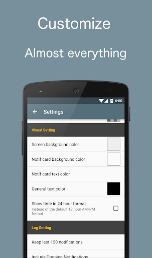 Notif Log notification history - عکس برنامه موبایلی اندروید