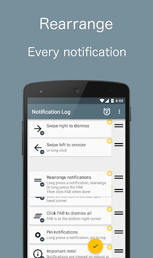 Notif Log notification history - عکس برنامه موبایلی اندروید