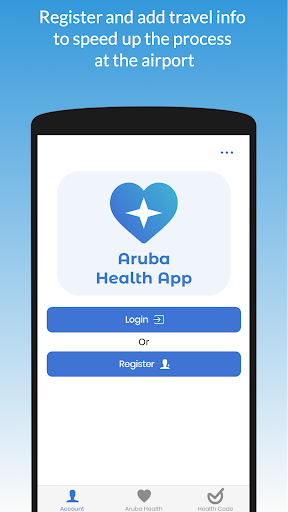 Aruba Health App - Image screenshot of android app