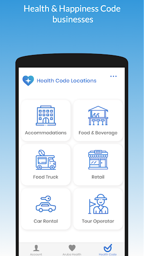 Aruba Health App - Image screenshot of android app