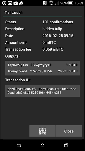 Electrum Bitcoin Wallet - عکس برنامه موبایلی اندروید