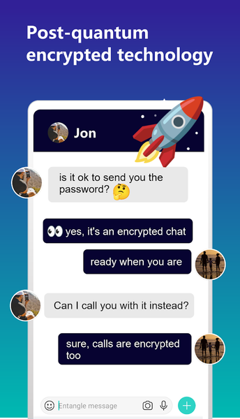 Entangle Messenger - عکس برنامه موبایلی اندروید
