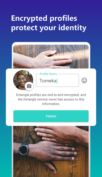 Entangle Messenger - عکس برنامه موبایلی اندروید