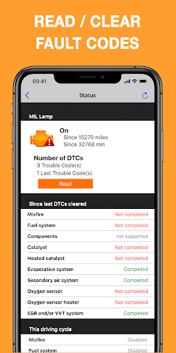 EOBD Facile: OBD 2 Car Scanner - Image screenshot of android app