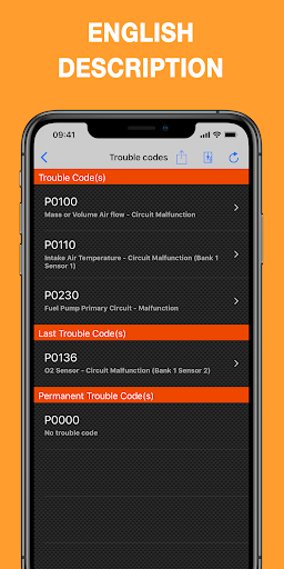 OBD2 Car Scanner - EOBD Facile - Image screenshot of android app