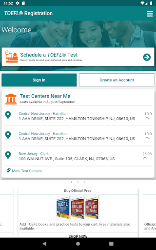 TOEFL® Official App - Image screenshot of android app