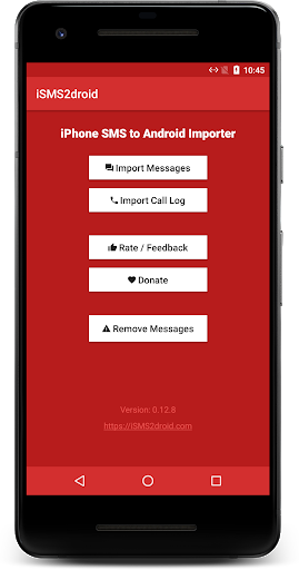 iSMS۲droid - iPhone SMS Import - عکس برنامه موبایلی اندروید
