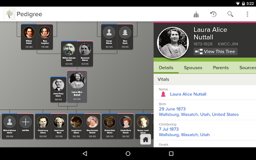 FamilySearch Tree - Image screenshot of android app