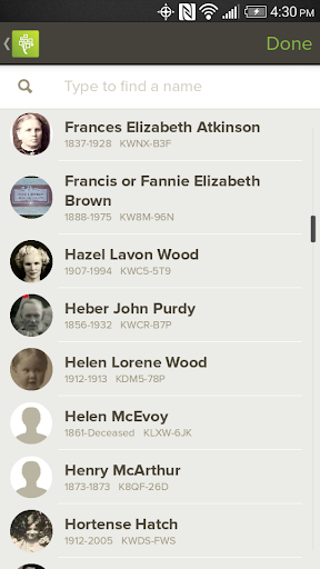 FamilySearch Memories - Image screenshot of android app