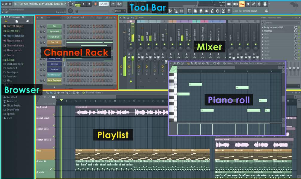 FL Studio for Beginners - عکس برنامه موبایلی اندروید