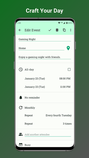 Fossify Calendar - عکس برنامه موبایلی اندروید