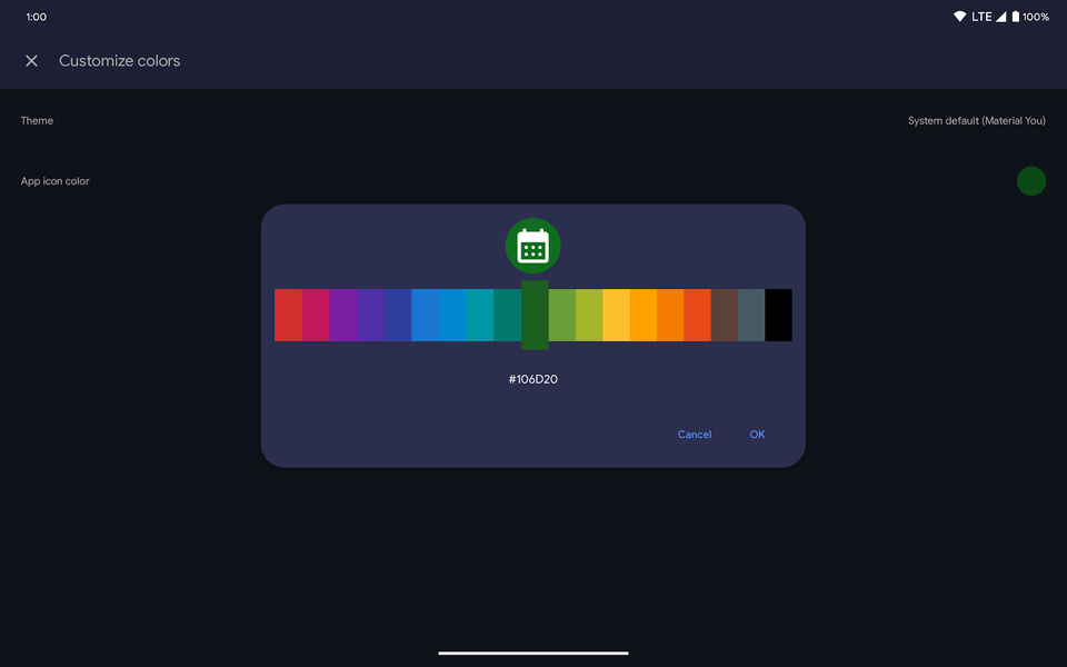 Fossify Calendar - عکس برنامه موبایلی اندروید