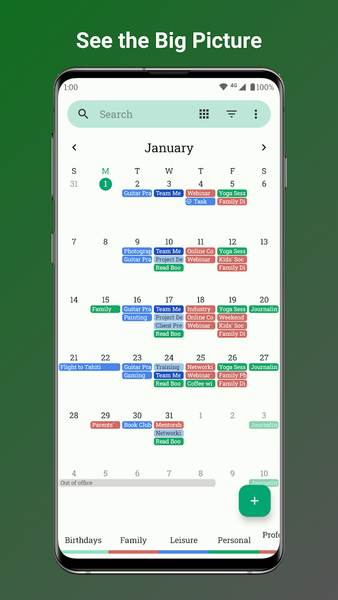 Fossify Calendar - عکس برنامه موبایلی اندروید