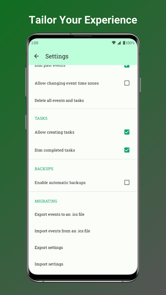 Fossify Calendar - عکس برنامه موبایلی اندروید