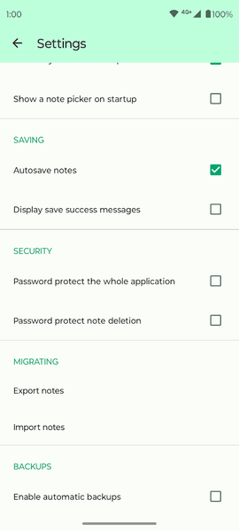 Fossify Notes Beta - عکس برنامه موبایلی اندروید
