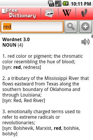Free Dictionary Org - عکس برنامه موبایلی اندروید