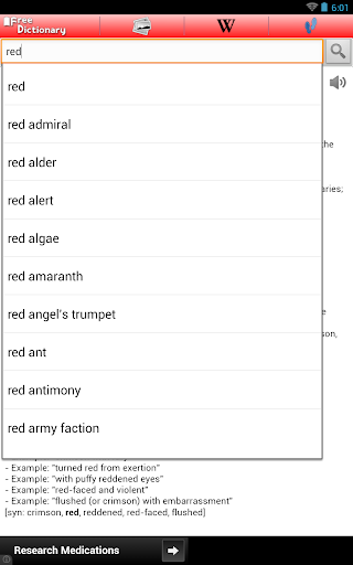 Free Dictionary Org - عکس برنامه موبایلی اندروید