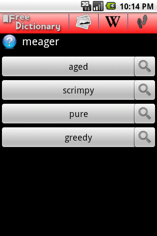 Free Dictionary Org - عکس برنامه موبایلی اندروید