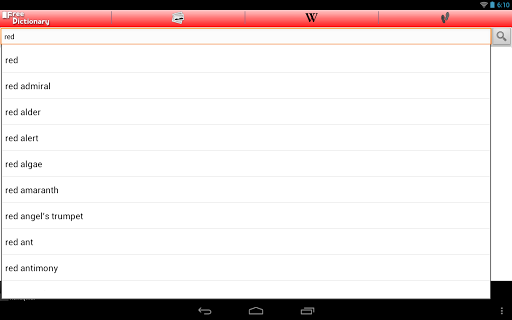 Free Dictionary Org - عکس برنامه موبایلی اندروید