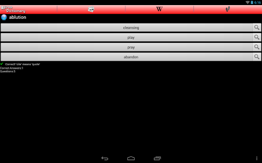 Free Dictionary Org - عکس برنامه موبایلی اندروید
