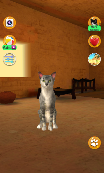Talking Egyptian Cat - عکس بازی موبایلی اندروید