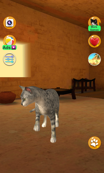 Talking Egyptian Cat - عکس بازی موبایلی اندروید