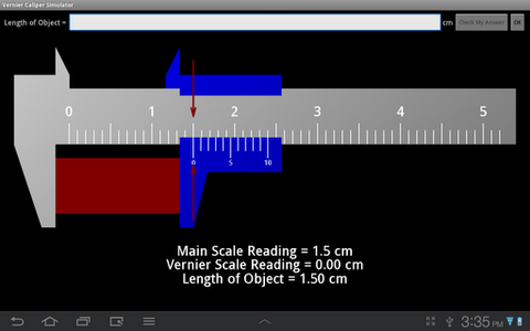 Vernier deals calipers simulator