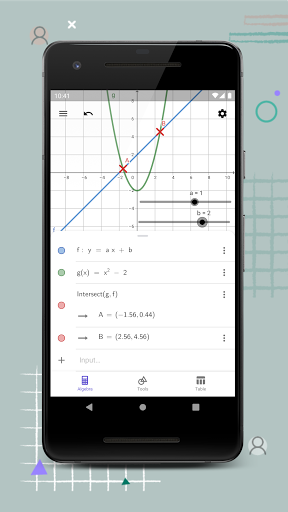 GeoGebra Graphing Calculator - عکس برنامه موبایلی اندروید