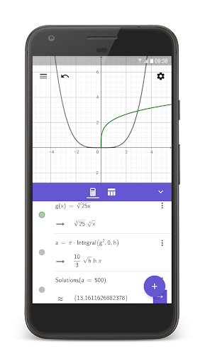 GeoGebra CAS Calculator - Image screenshot of android app