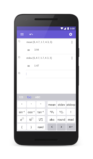 GeoGebra Scientific Calculator - Image screenshot of android app