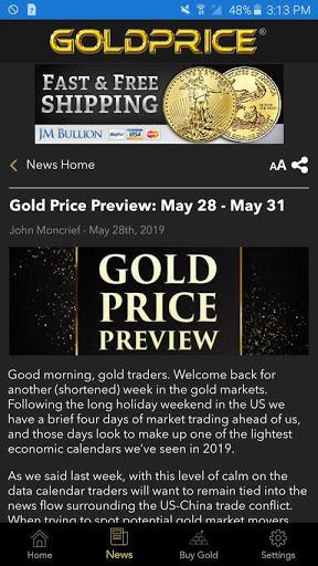 Gold Price Live - عکس برنامه موبایلی اندروید